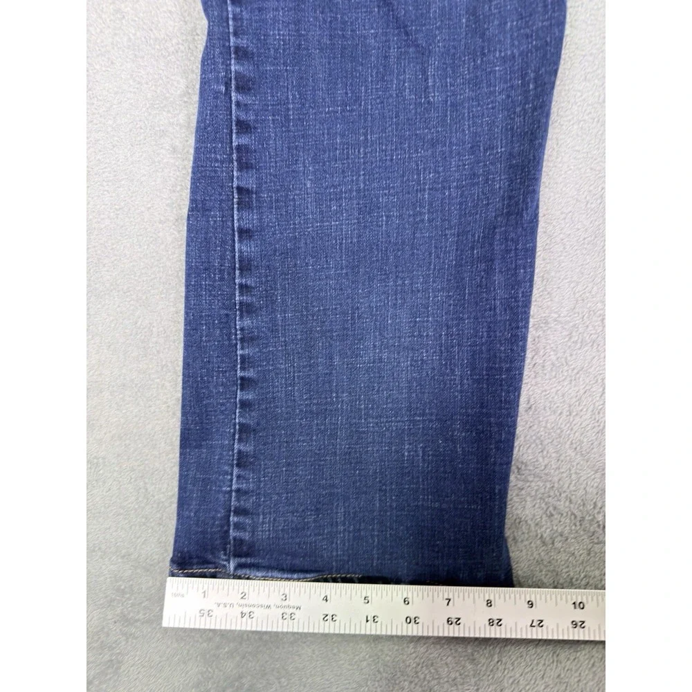 Levis Jeans Womens 33 Blue Dark Wash Denim Mid‎ Rise Classic Bootcut Stretch